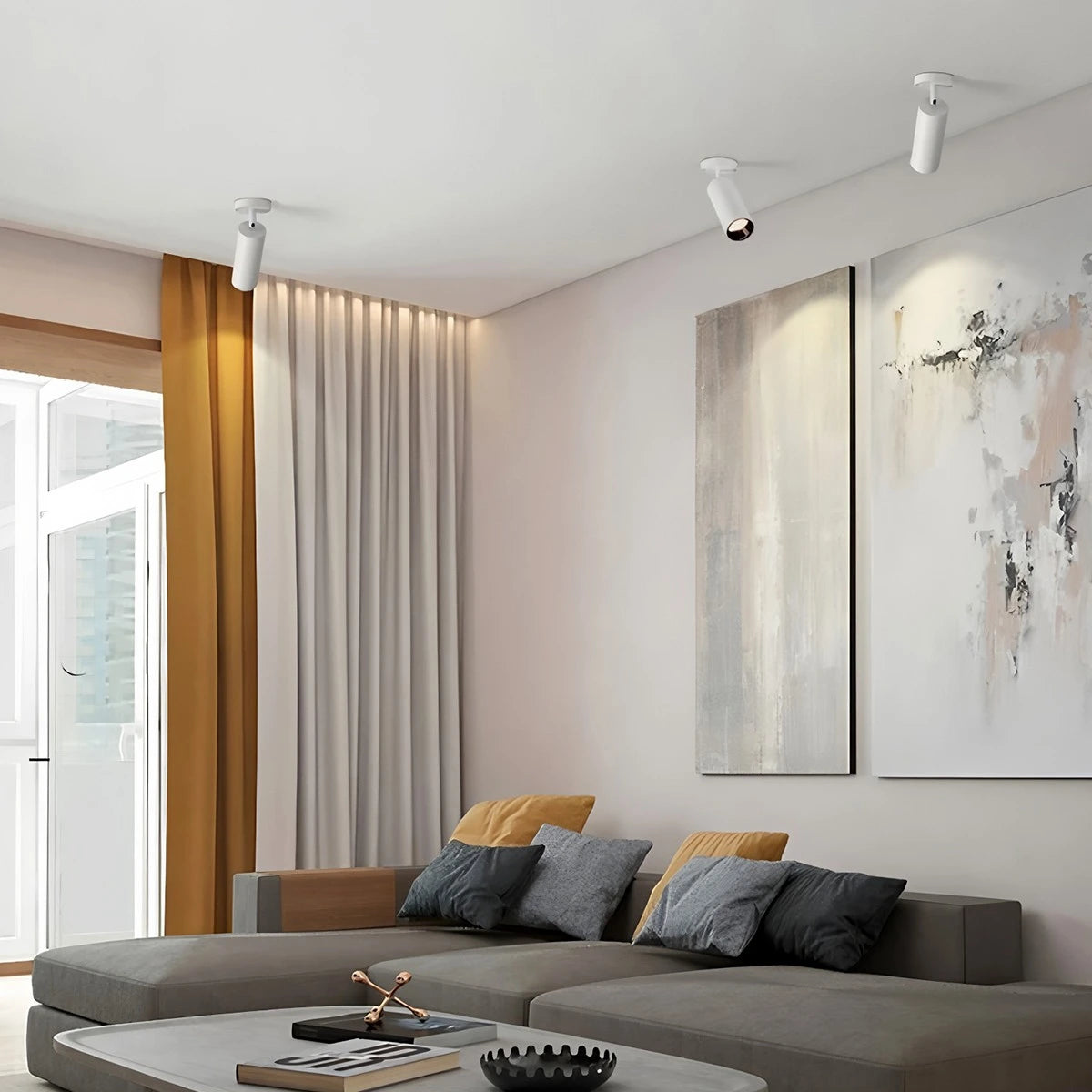 Antizer Nordic Creative Long Tube Ceiling Spotlight