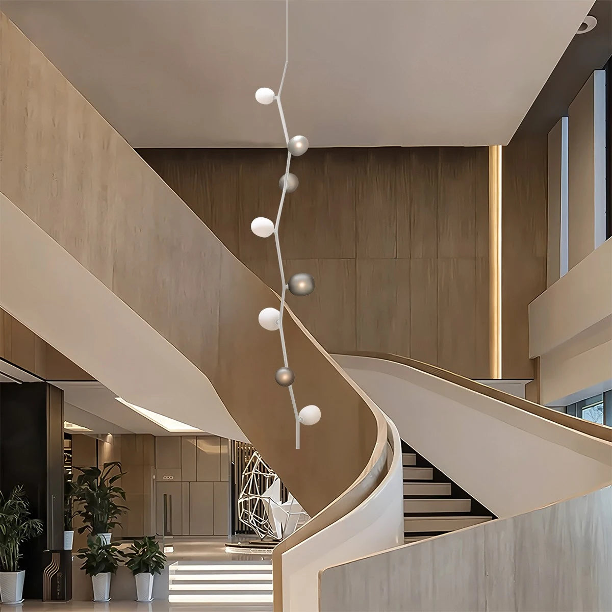 Antizer Nordic Creative Tree Branch Glass Chandelier