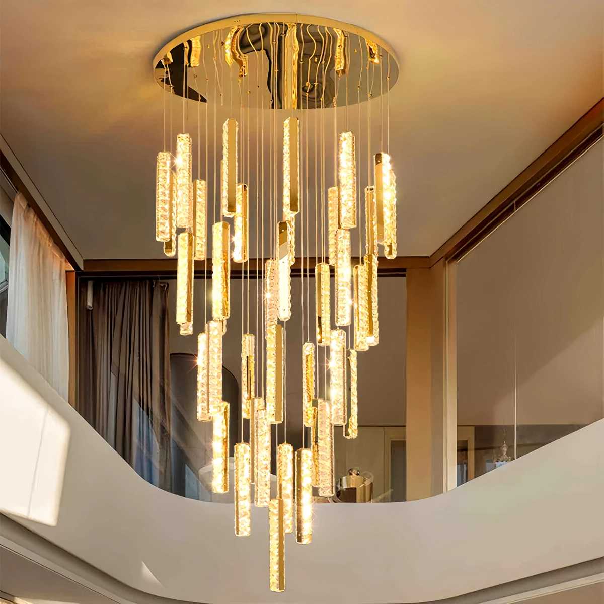 Antizer Nordic Crystal LED Chandelier