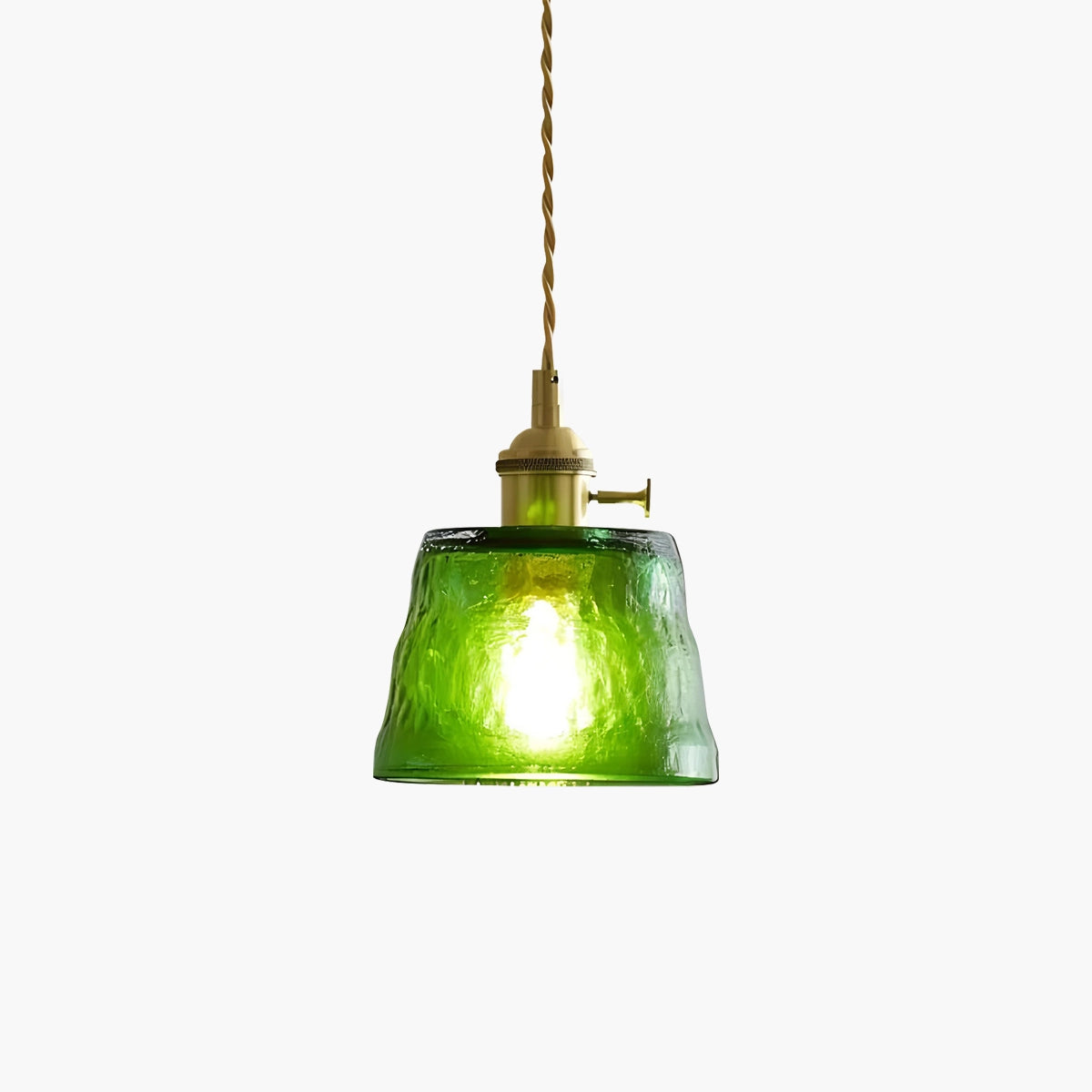 Antizer Nordic Cup Glass Pendant Lamp for Bedside