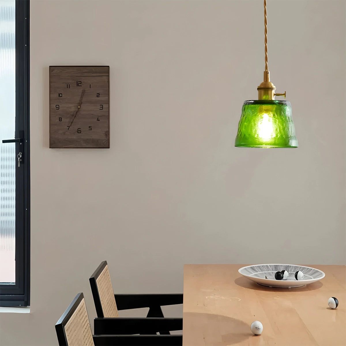 Antizer Nordic Cup Glass Pendant Lamp for Bedside