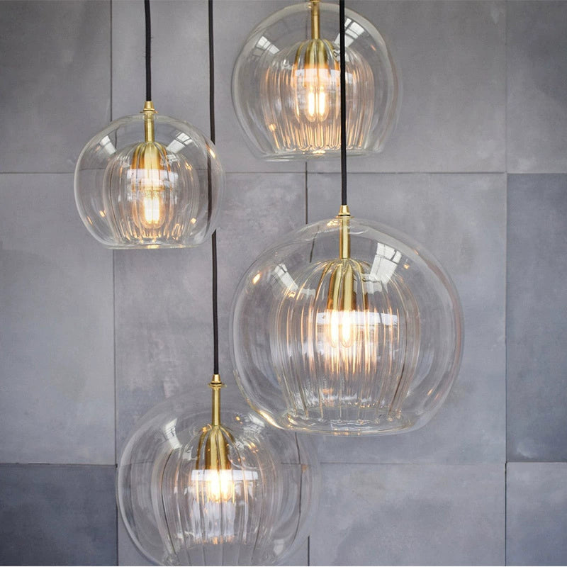 Antizer Nordic Glass Globe Pendant Light for Modern Interiors