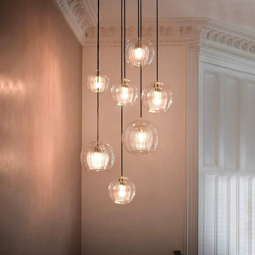 Antizer Nordic Glass Globe Pendant Light for Modern Interiors