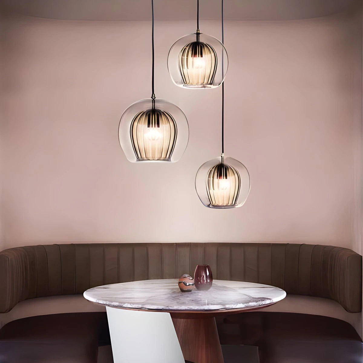 Antizer Nordic Glass Globe Pendant Light for Modern Interiors