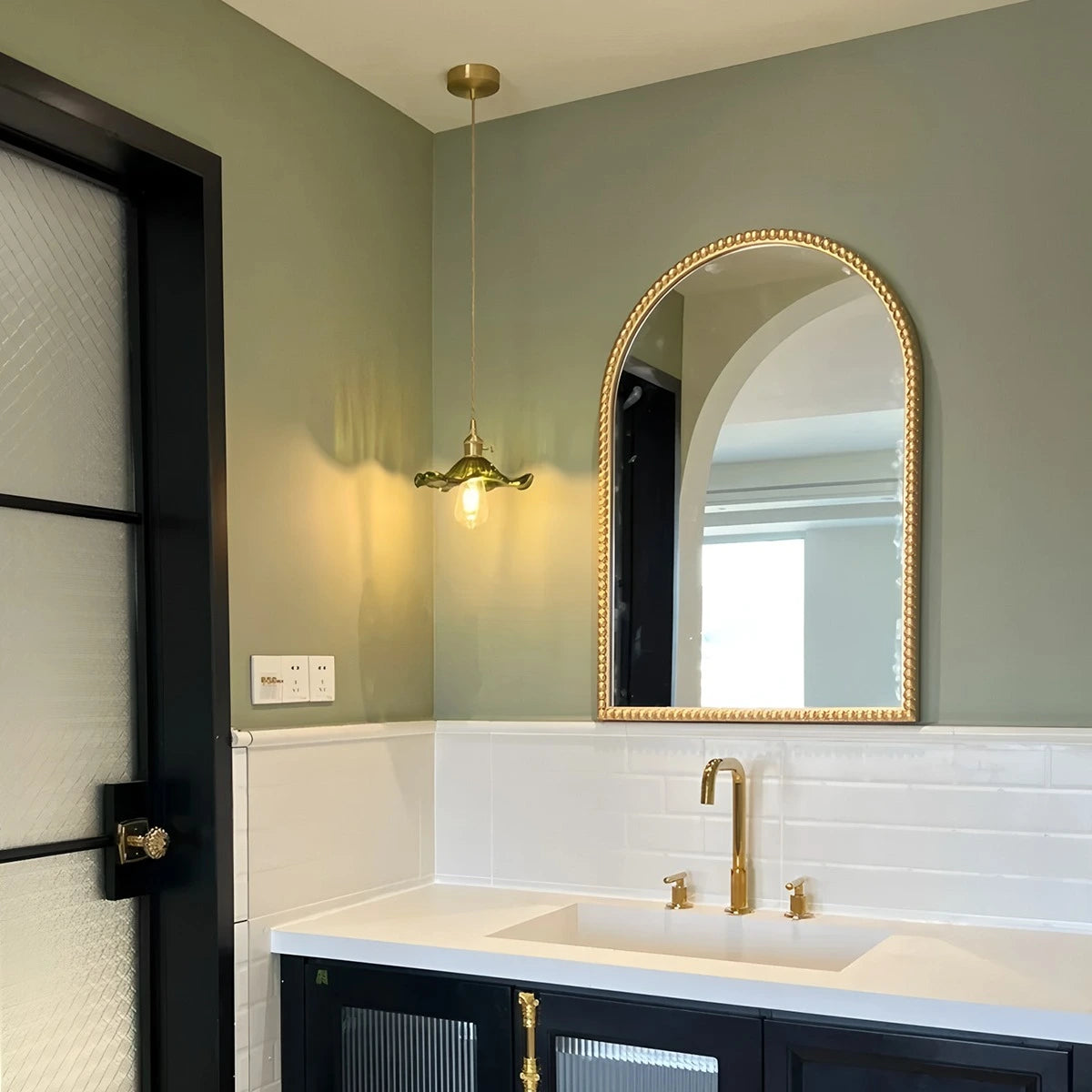 Antizer Nordic Japanese Glass Chandelier for Living Room