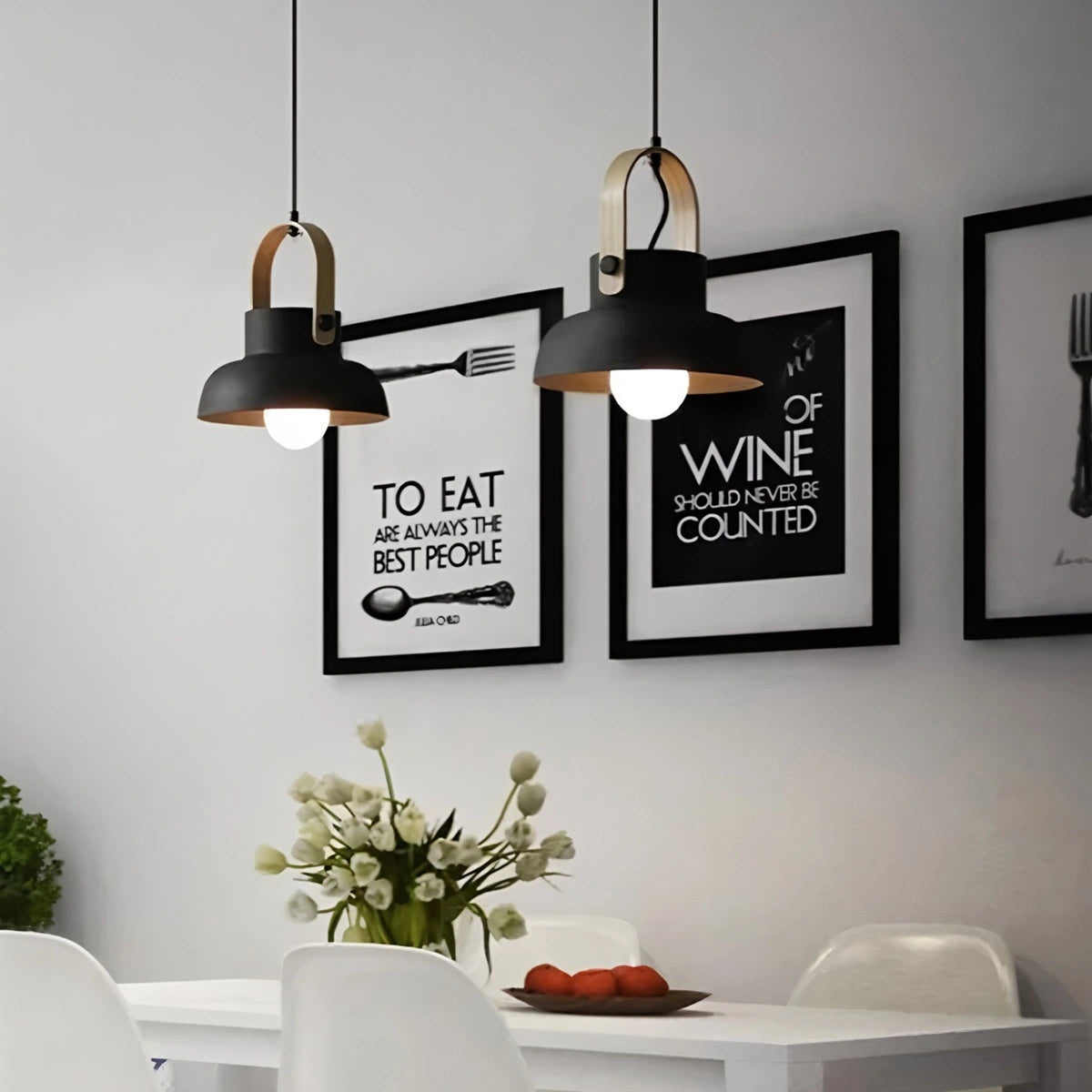Antizer Nordic Macaron Pendant Light for Dining Room Kitchen