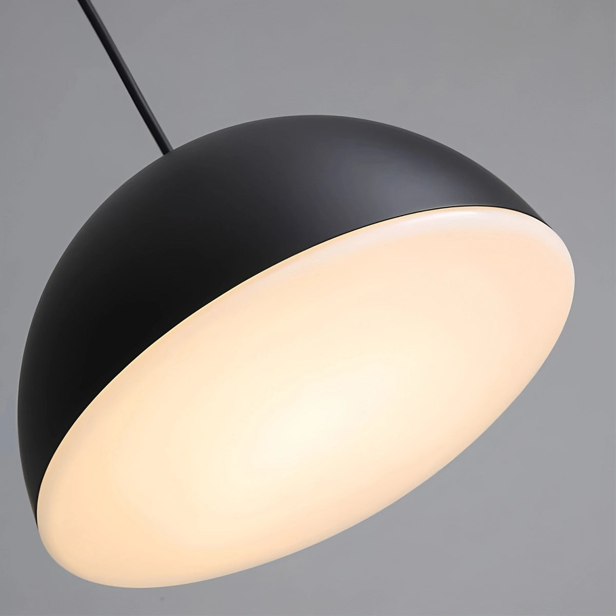 Antizer Nordic Minimalist Black Semi-Circular Pendant Light