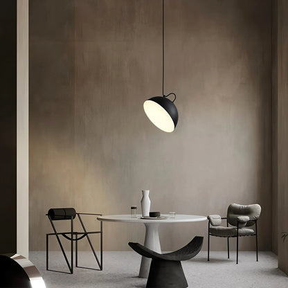 Antizer Nordic Minimalist Black Semi-Circular Pendant Light