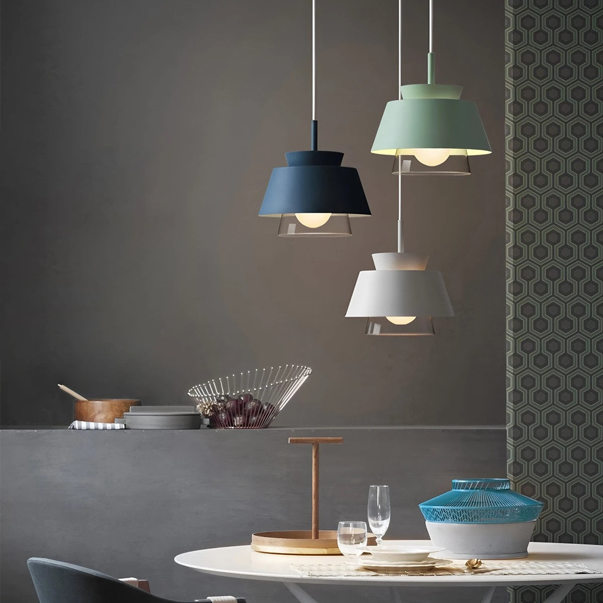Antizer Nordic Minimalist Colored Pendant Light