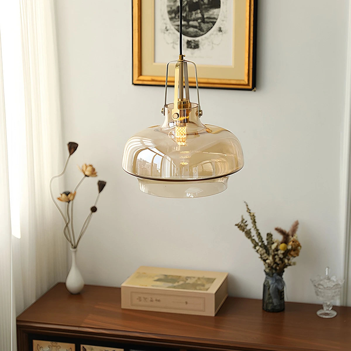 Antizer Nordic Minimalist Dining Room Glass Pendant Light