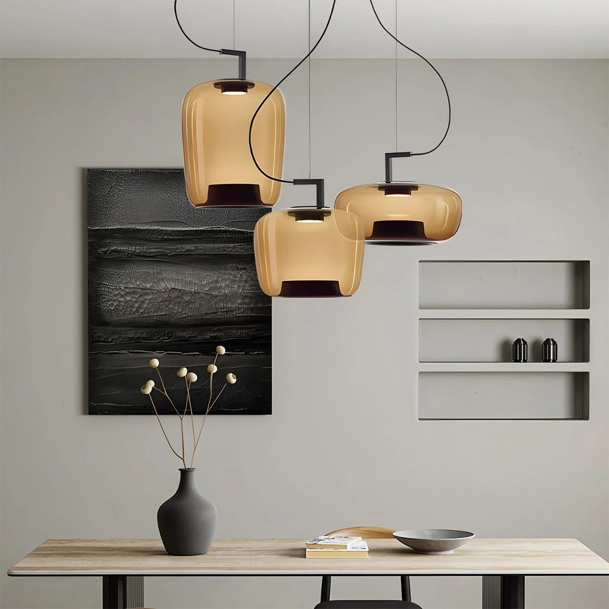 Antizer Nordic Minimalist Glass Pendant Light