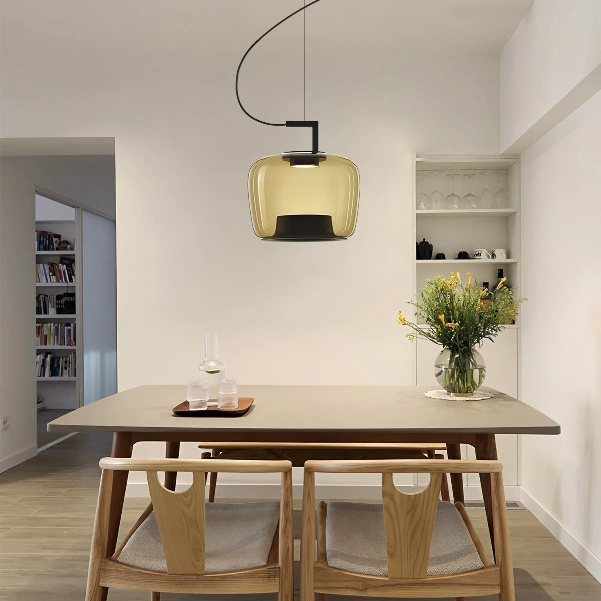Antizer Nordic Minimalist Glass Pendant Light