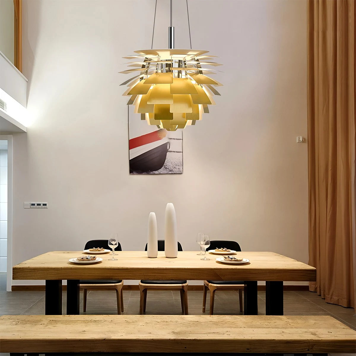 Antizer Modern Art Deco Layered Pendant Lamp