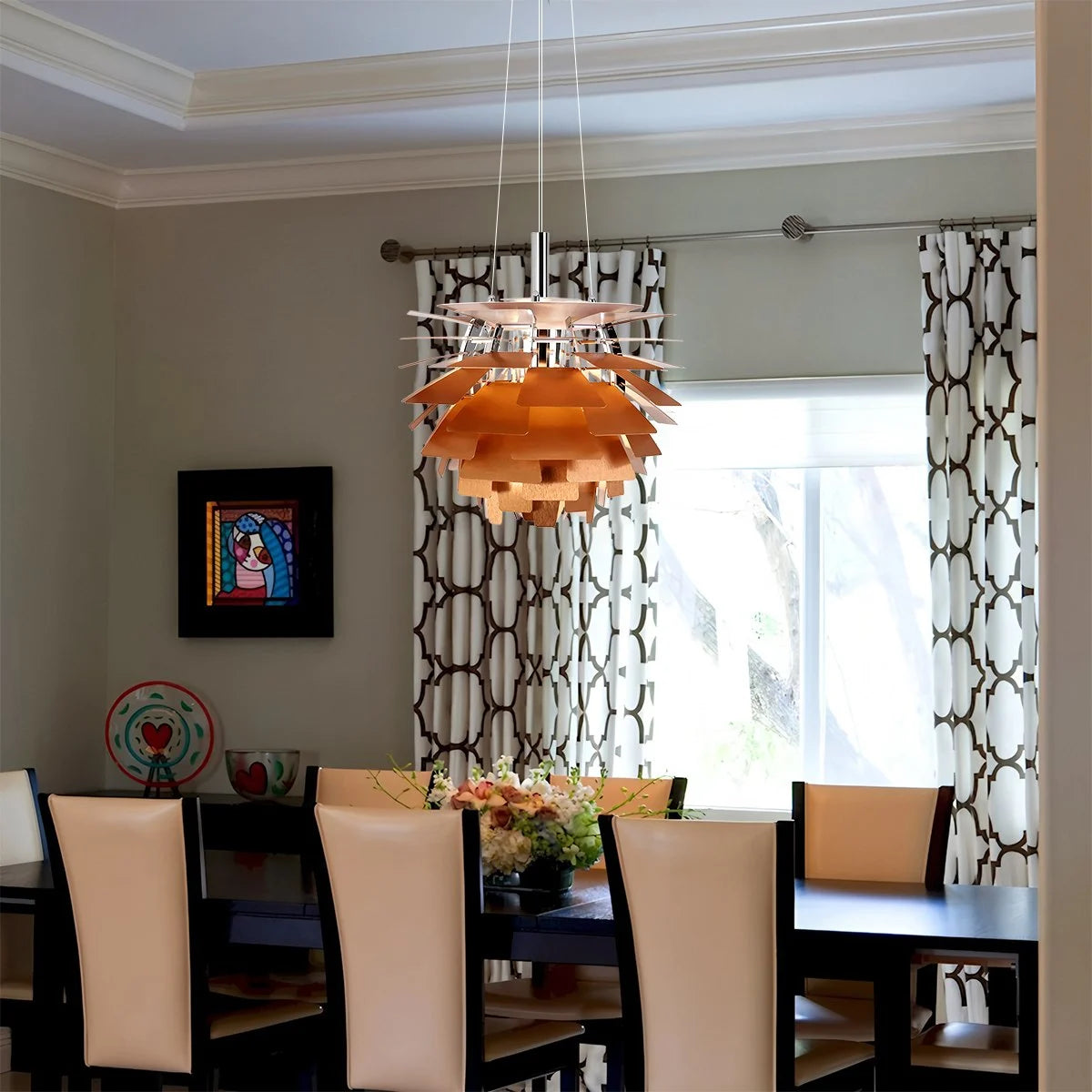 Antizer Modern Art Deco Layered Pendant Lamp
