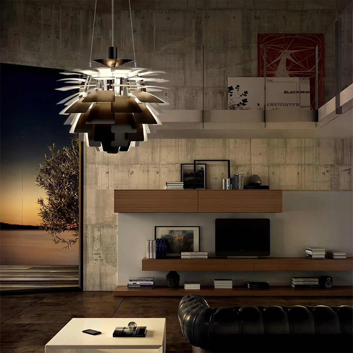 Antizer Modern Art Deco Layered Pendant Lamp