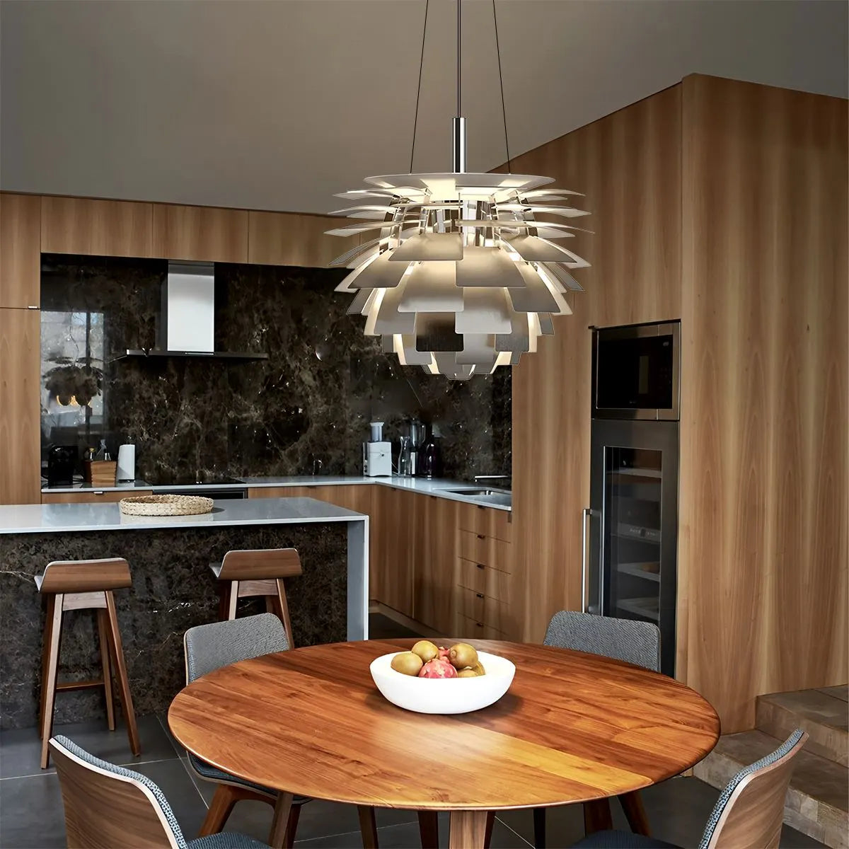Antizer Modern Art Deco Layered Pendant Lamp
