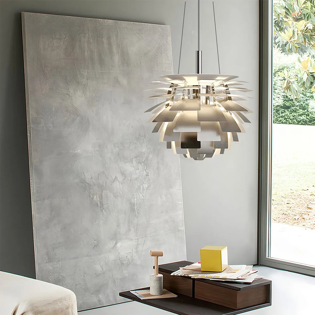 Antizer Modern Art Deco Layered Pendant Lamp