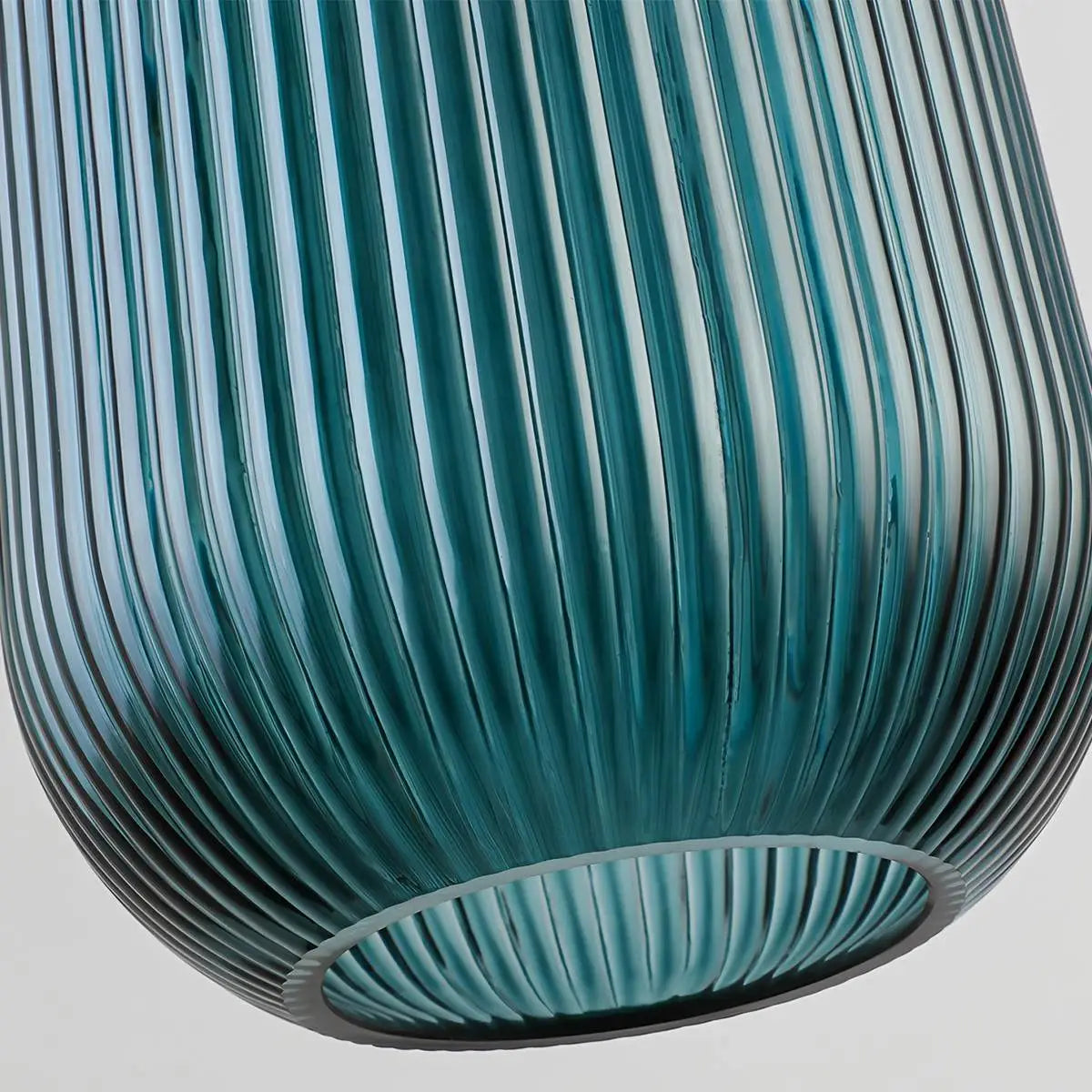 Antizer Nordic Pleated Colored Glass Pendant Light