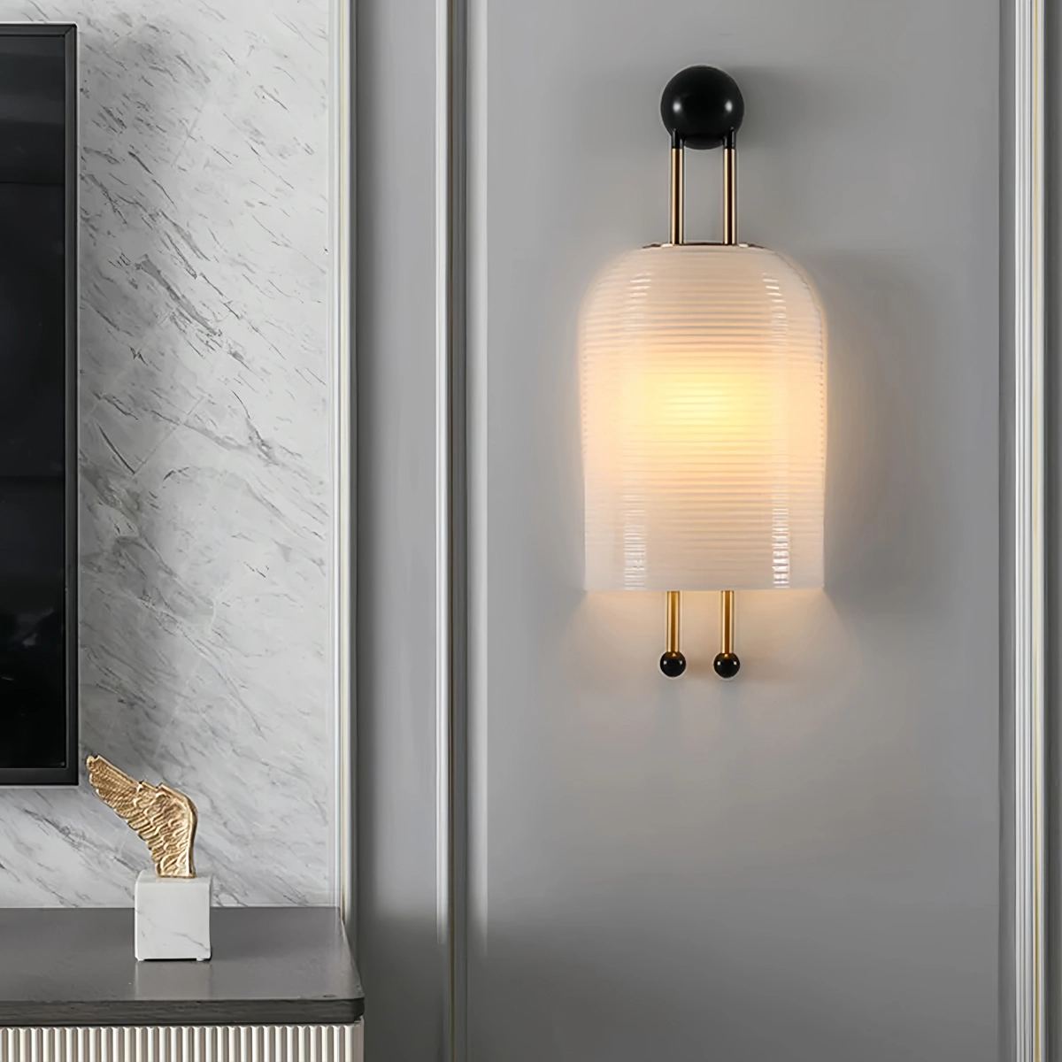 Antizer Nordic Simple Glass Wall Lamp