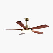 Antizer Solid Wood Ceiling Fan Light for Living Room