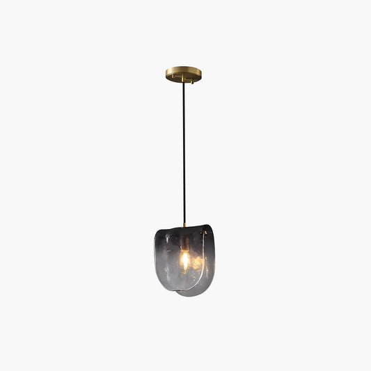 Antizer Modern Gradient Glass Pendant Light for Bedside