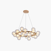 Antizer Nur Bubble Glass Chandelier for Living Room