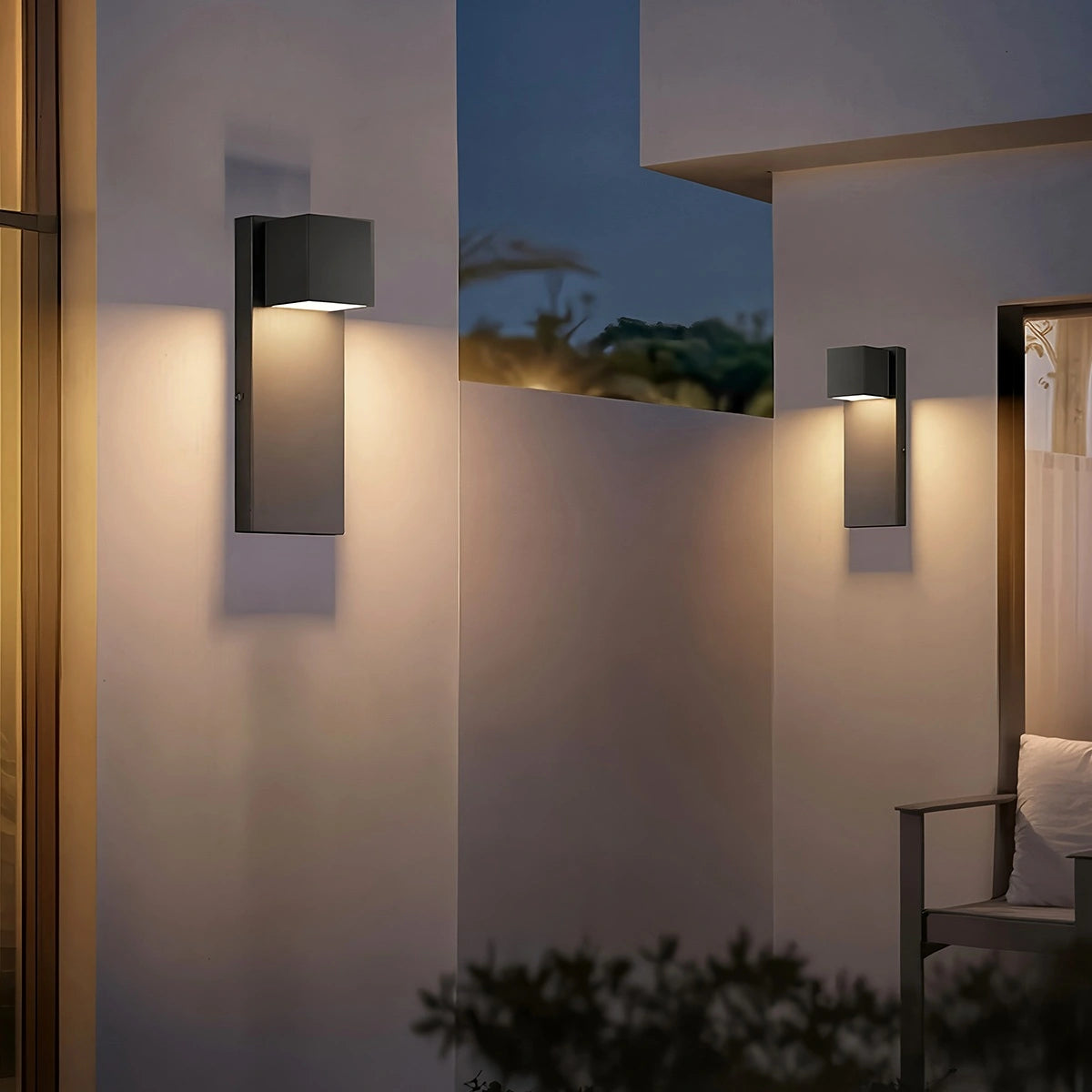 Antizer Outdoor Courtyard Long Strip Waterproof Wall Lamp