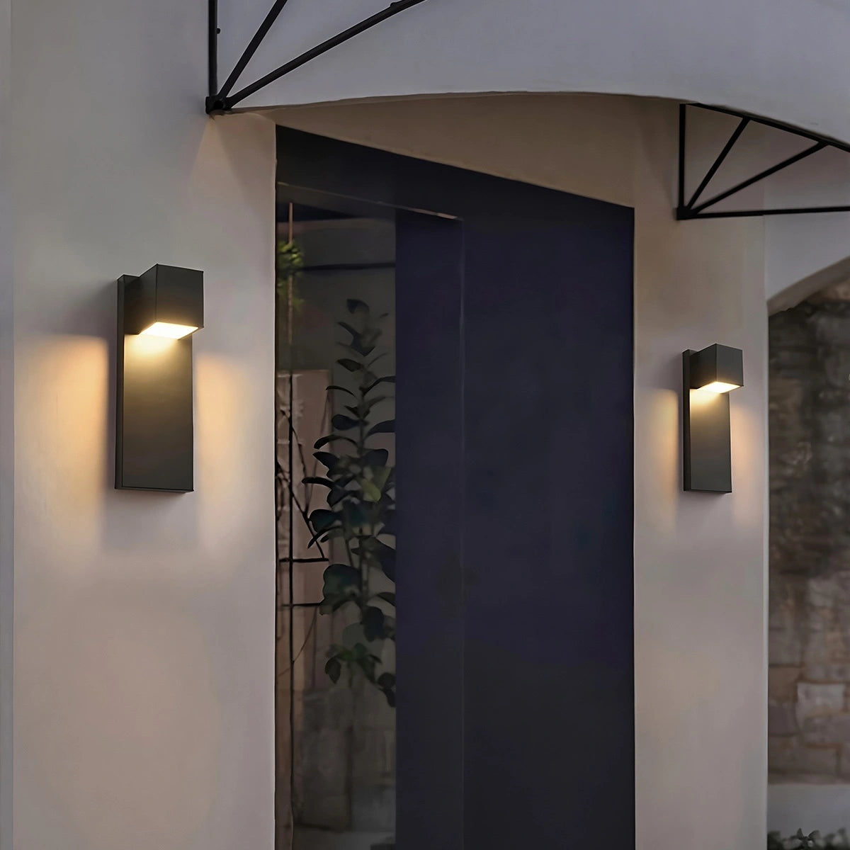 Antizer Outdoor Courtyard Long Strip Waterproof Wall Lamp