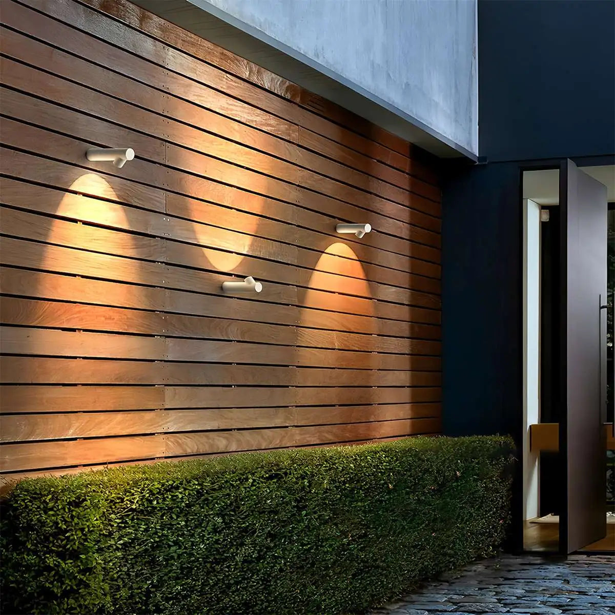 Antizer Outdoor Minimalist LED Bamboo Knot Shape Wall Light