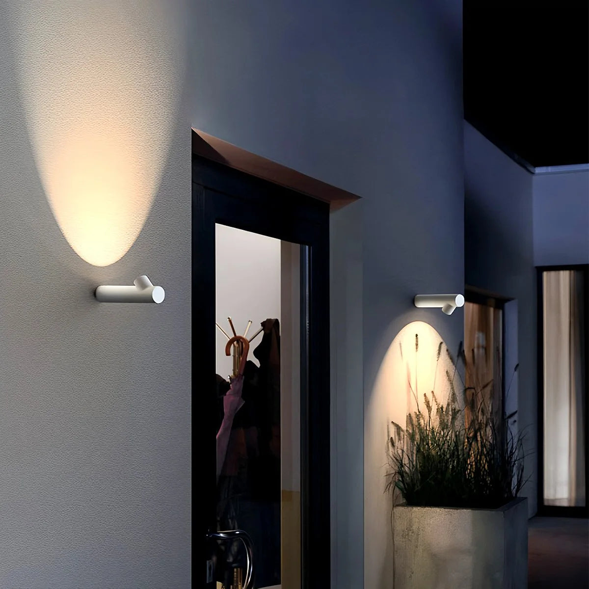 Antizer Outdoor Minimalist LED Bamboo Knot Shape Wall Light