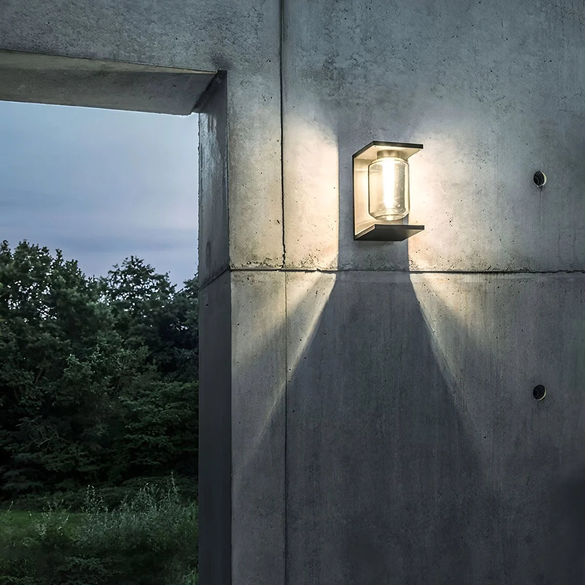 Antizer Outdoor Solar Waterproof Wall Lamp