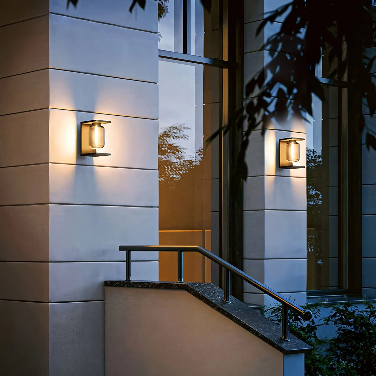 Antizer Outdoor Solar Waterproof Wall Lamp