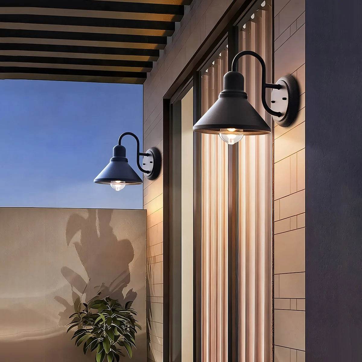 Antizer Outdoor Waterproof Decorative Wall Lamp
