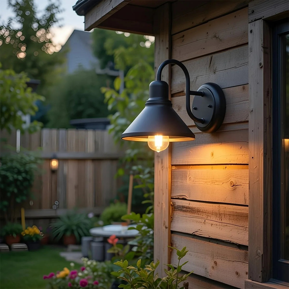 Antizer Outdoor Waterproof Decorative Wall Lamp