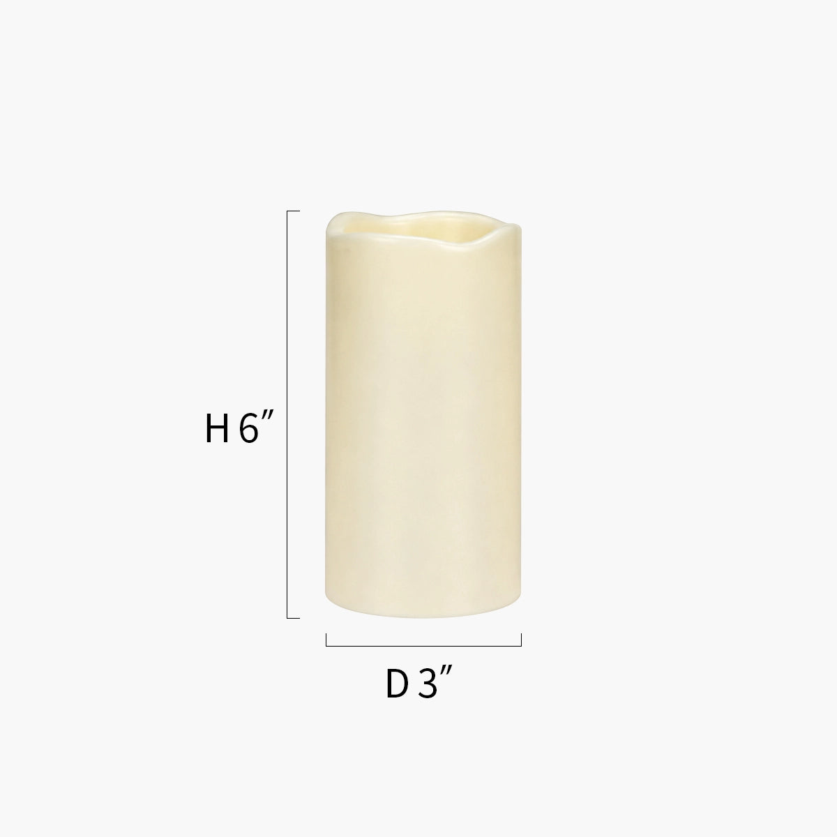 Antizer Outdoor Waterproof Flameless Candles 12 Pack × 12