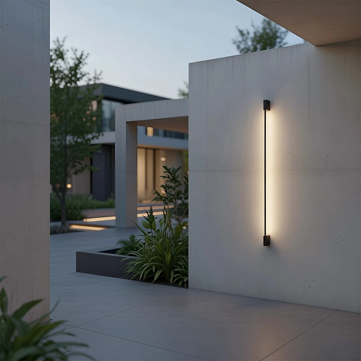 Antizer Outdoor Waterproof Minimalist Strip Wall Lamp