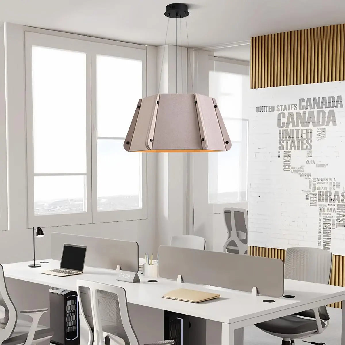 Antizer Outward Turning Circular Cone Acoustic Pendant Light