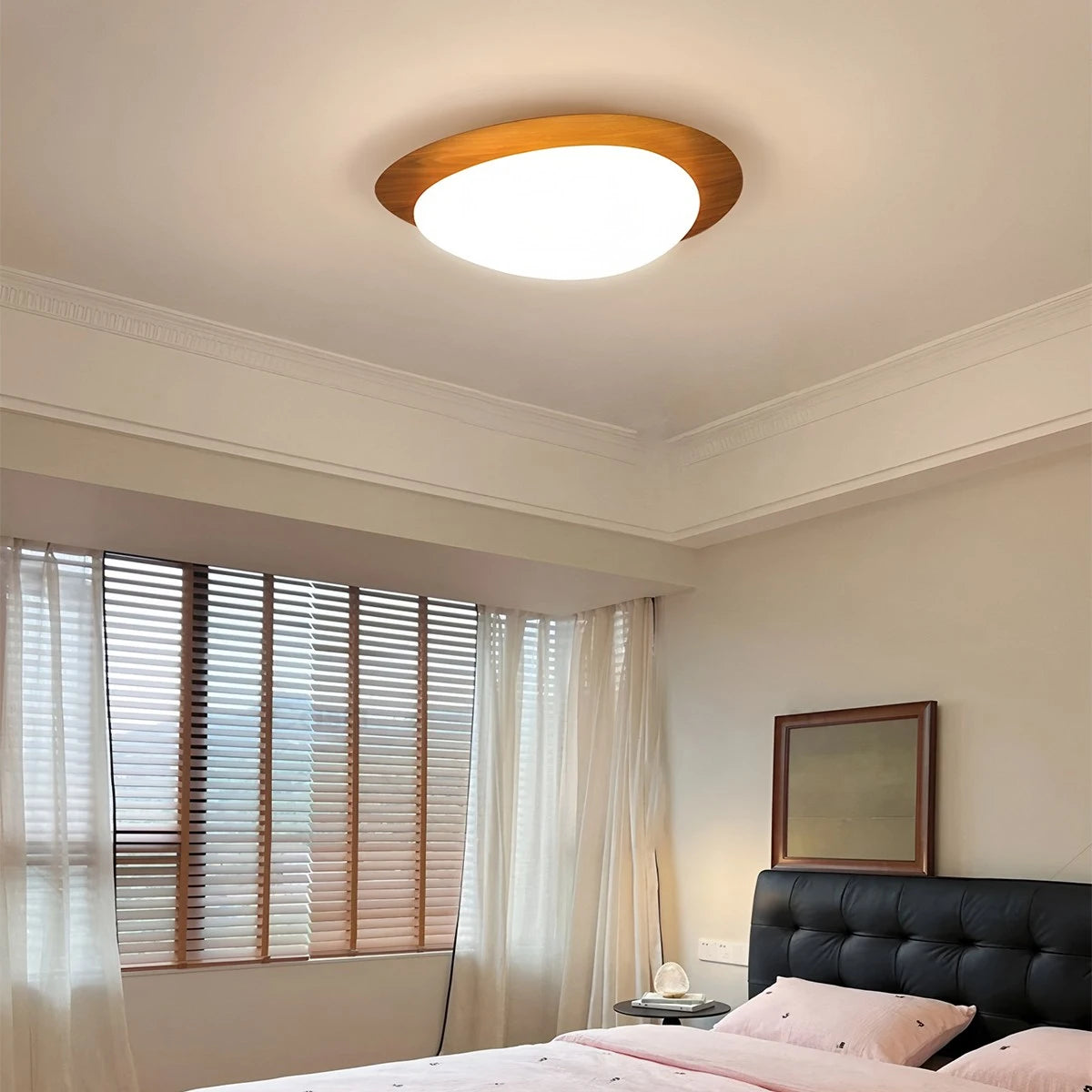 Antizer Pebble Wood Grain Color Ceiling Light