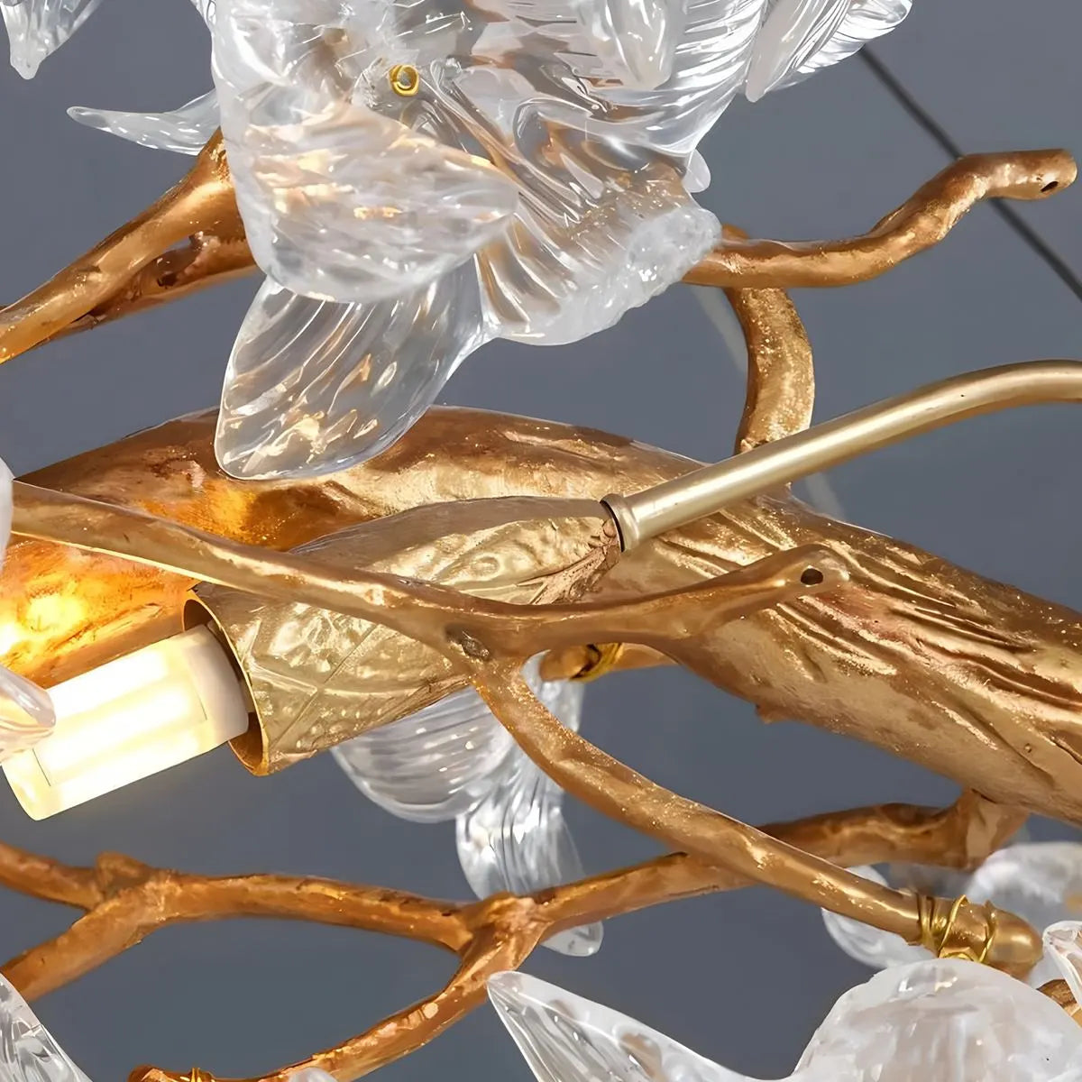 Antizer Petala Crystal Round Chandelier for Living Room