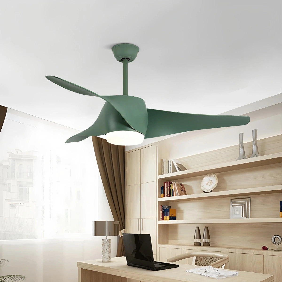 Antizer Propeller Ceiling Fan Lamp for Dining Room