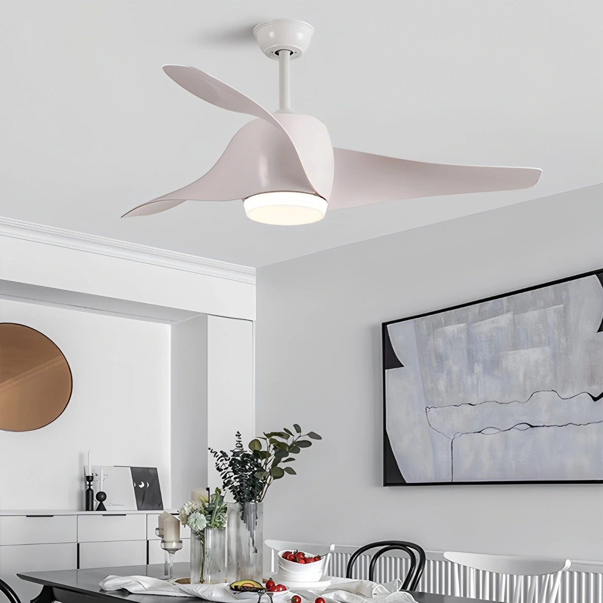 Antizer Propeller Ceiling Fan Lamp for Dining Room
