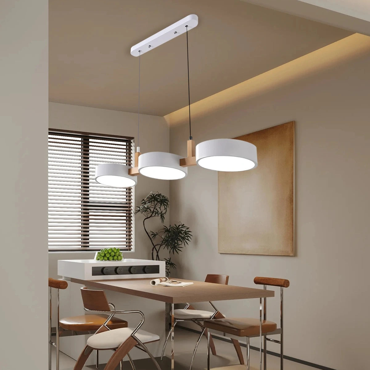 Antizer Rangeen Disc Splicing Pendant Light for Dining Room