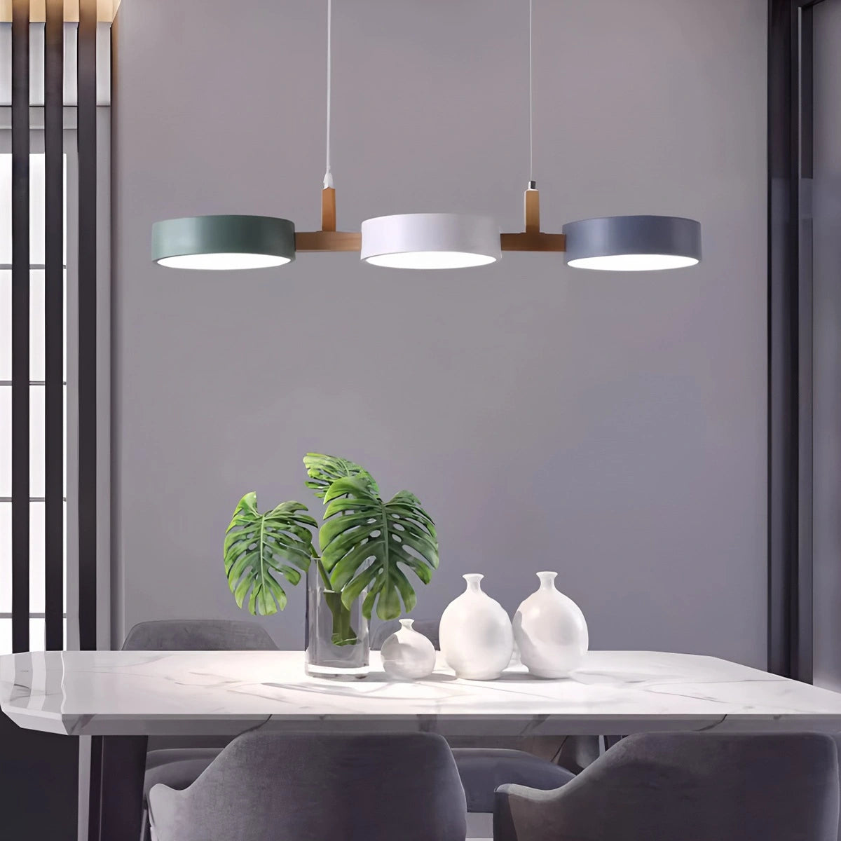 Antizer Rangeen Disc Splicing Pendant Light for Dining Room