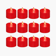 Antizer Red LED Flameless Candle Tealights 100 Pack × 18