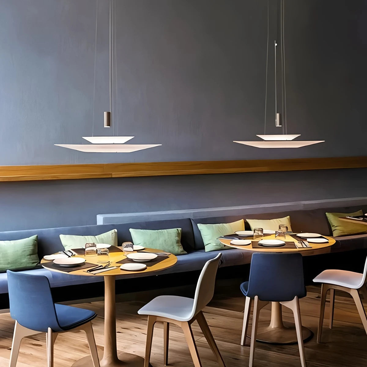Antizer Layered Disc Pendant Light for Dining Room