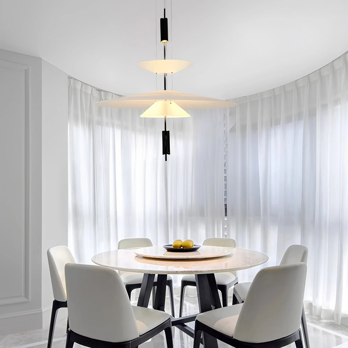 Antizer Layered Disc Pendant Light for Dining Room