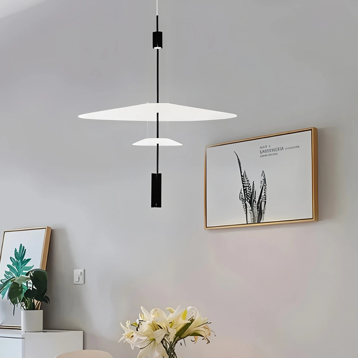 Antizer Layered Disc Pendant Light for Dining Room