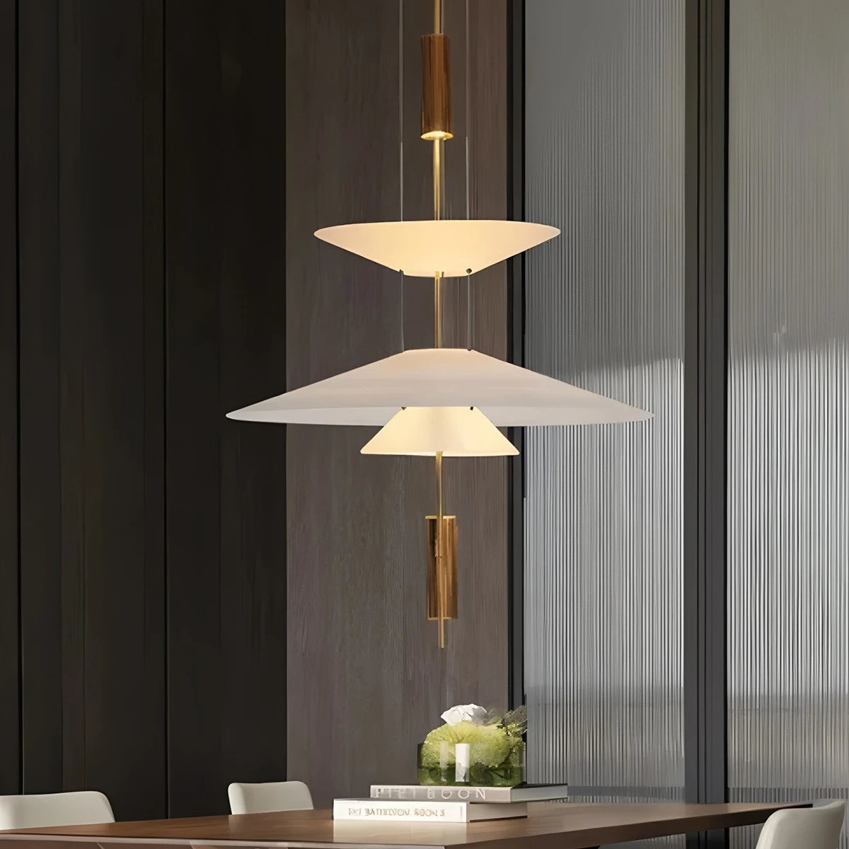 Antizer Layered Disc Pendant Light for Dining Room