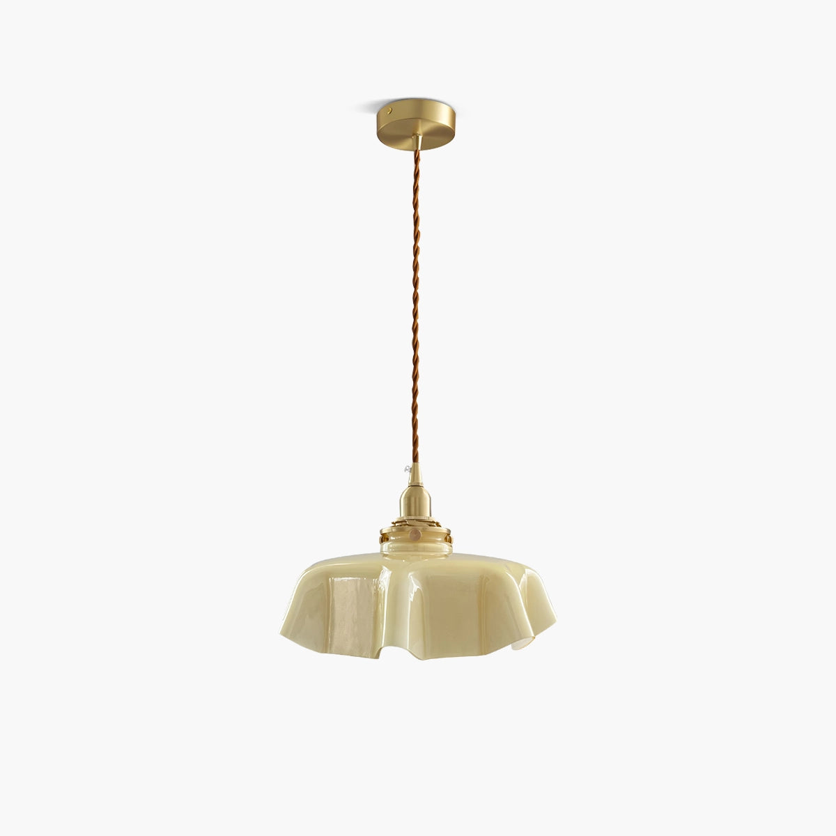 Antizer Retro Coloured Glass Pendant Light for Kitchen
