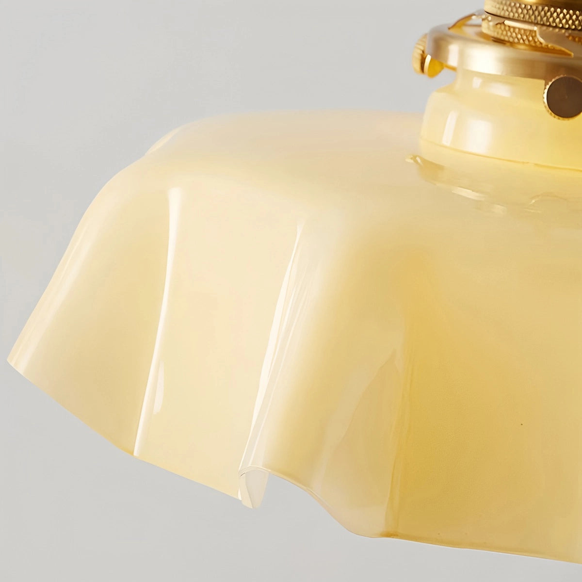Antizer Retro Coloured Glass Pendant Light for Kitchen